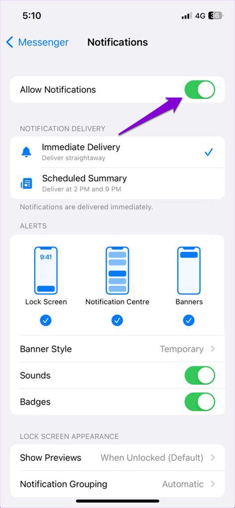 3. Enable Notifications