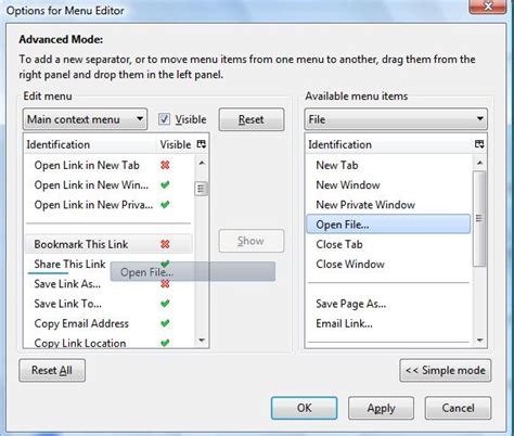 3. Extra Click for Context Menus