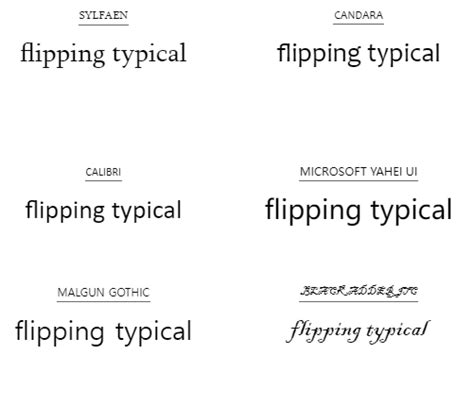 3. Flipping Typical