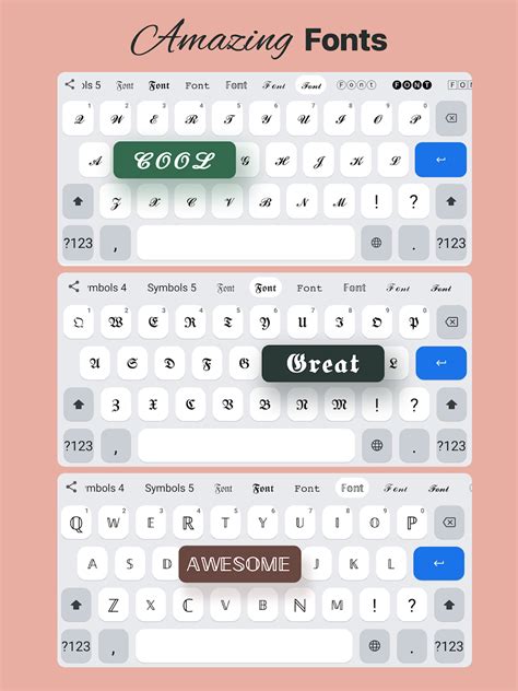 3. Fonts Keyboard &amp; Coll Art Font
