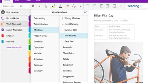 3. Microsoft OneNote – Capture notes, ideas, and memos
