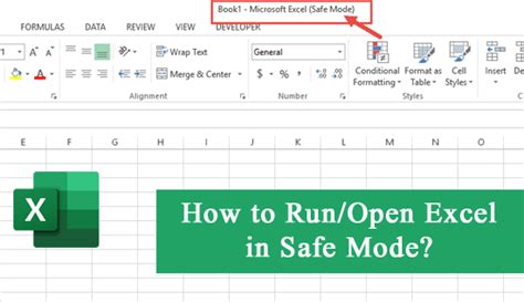 3. Open Microsoft Excel in Safe Mode