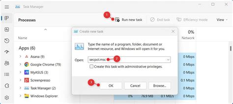 3. Open Task Manager via Windows Security Screen