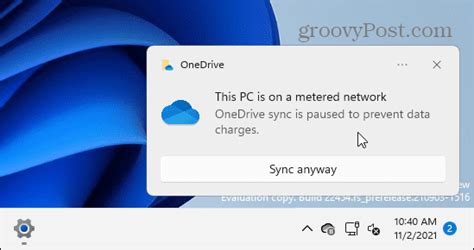 3. Pause OneDrive on Metered Networks