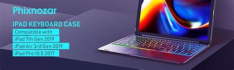 3. Phixnozar Touchpad Keyboard Case