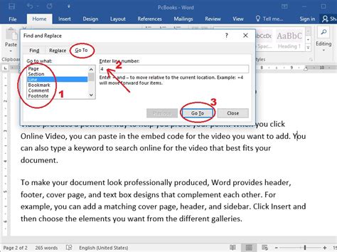 3. Remove a Page using GoTo Command