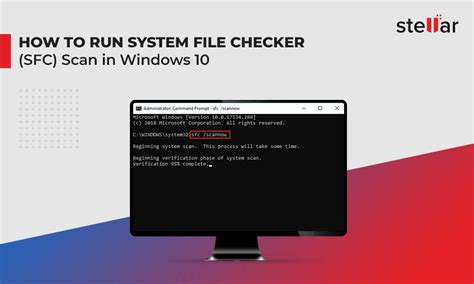 3. Run a System File Checker Scan
