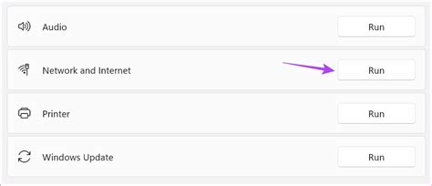 3. Run the Network Troubleshooter