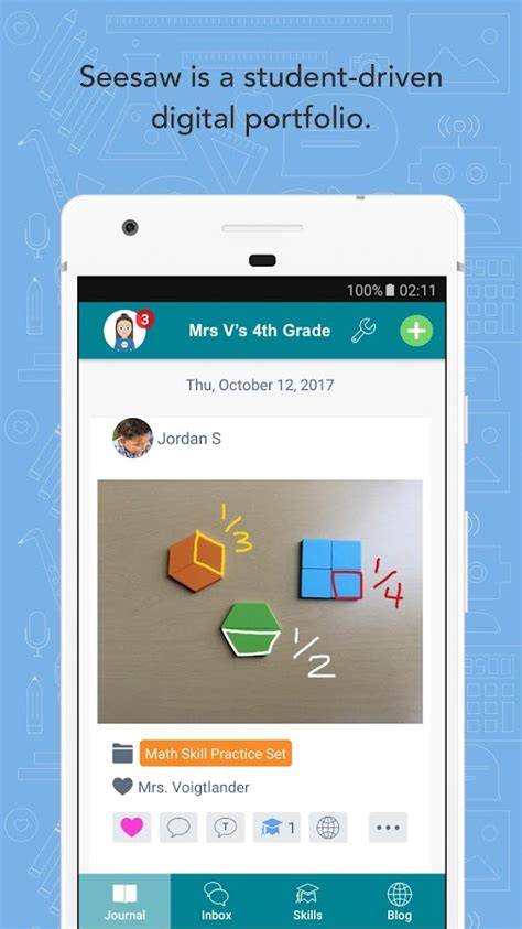 3. Seesaw: The Learning Journal