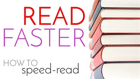 3. Speed Reading – read faster