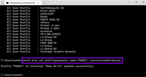 3. Stop Automatic Connection to a Wi-Fi Network With Command Prompt