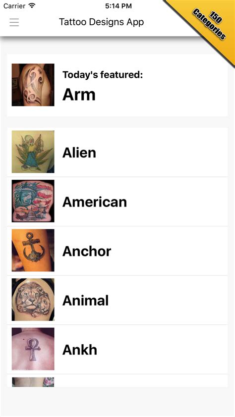 3. Tattoo Designs App