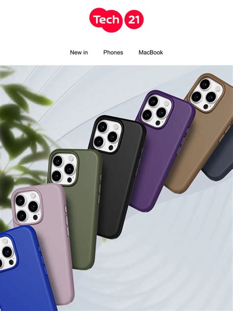 3. Tech21 Color Cases