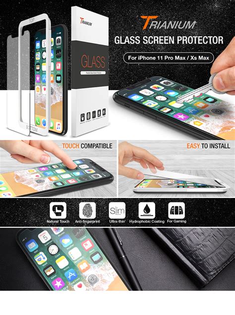 3. Trianium HD Clarity Glass Protector