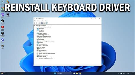 3. Uninstall/Reinstall Keyboard Device
