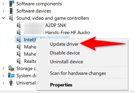 3. Update Audio/Sound Driver