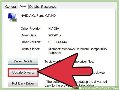 3. Update your Graphics Card Driver
