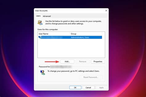 3. Use Netplwiz to create a Local User Account