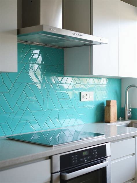 3. Using tile pattern to create a statement backsplash