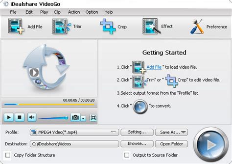 3. iDealshare VideoGo for Mac