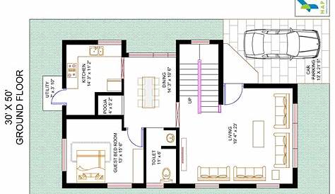 30 50 House Plan Ground Floor * Front Design MarianWhat