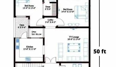 30 50 House Plans With Garden By Fresh 40 X East Facing