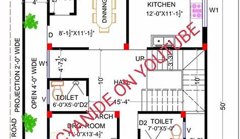 30 50 Site Plan x 10sqft Duplex Floor House East Facing Vastu