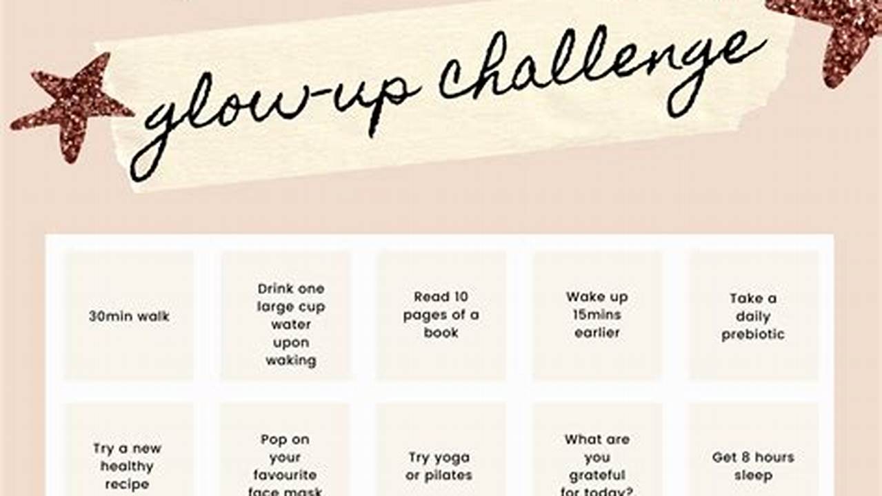 30-Days Glow-Up Challenge: Transform Your Skin &amp; Confidence