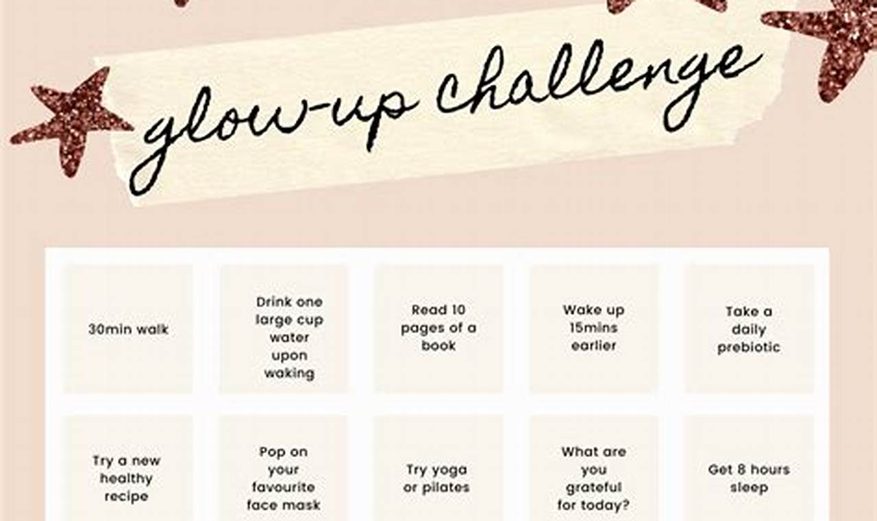 30-Days Glow-Up Challenge: Transform Your Skin &amp; Confidence