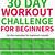 30 day workout plan for beginners printable