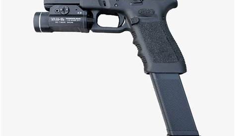 30 Magazine Clip Glock SGM Tactical , 10MM, Rd, Black, For 20