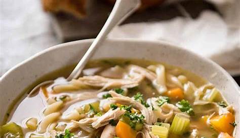 Easy 30 Minute Homemade Chicken Noodle Soup Chicken Noodle Soup Homemade Chicken Soup Recipes Soup Recipes Chicken Noodle