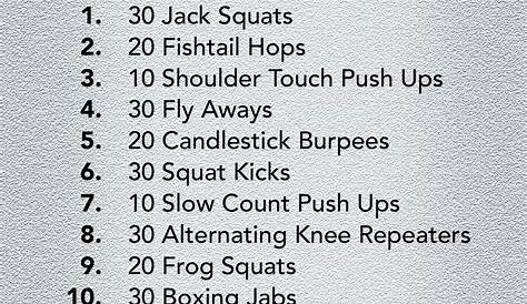 30 Minute Workout No Equipment The Bodyweight Home Anywhere