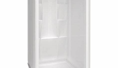 Shop DreamLine Shower Base and Back Walls White Acrylic Wall Acrylic