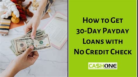 30 Day Payday Loan