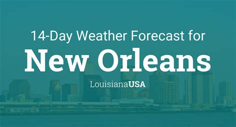 30 Day Weather Forecast For New Orleans La