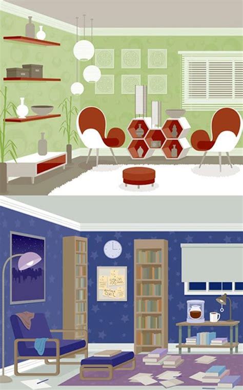 30 Inspiring Interior Illustrations Illustrator Tutorials Tips