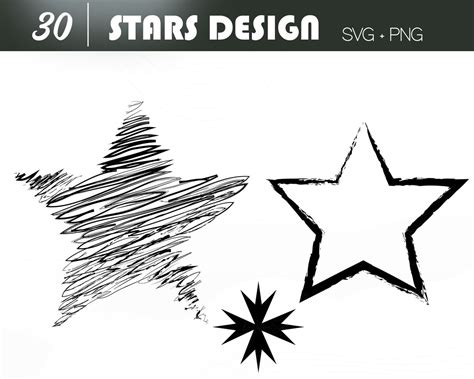 Download 30 Stars Design Bundle For Silhouette