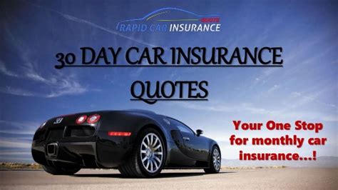 30 day car insurance near me