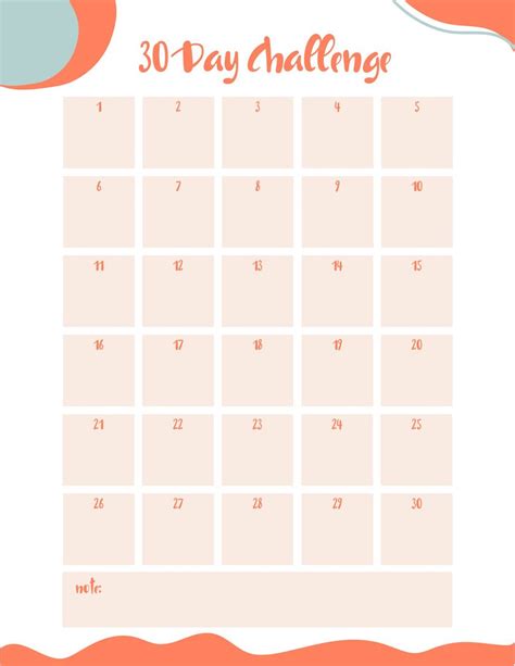 30 day month end plan