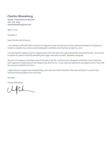 30 Days Resignation Notice: Everything You Need To Know