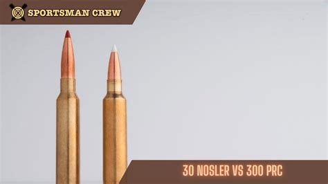 30 Nosler Vs 300 Prc