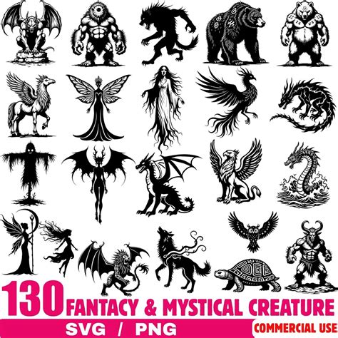 Download 30-mythical-creatures-svg-bundle SVG