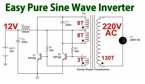 3000w Pure Sine Wave Inverter Circuit Diagram Dc Induction Cooker 24V Dc Ac