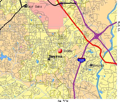30080 Zip Code Map