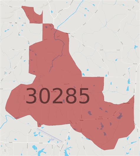30285 Zip Code Map