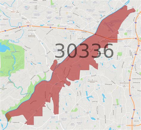 30336 Zip Code Map