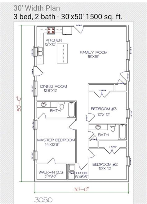 Discover the Best 30x50 Floor Plan Designs for Your Dream Home!