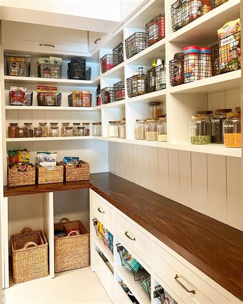 31. Create maximum storage with a walk-in pantry