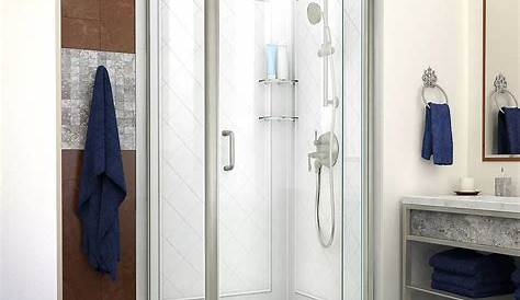 MAAX Essence 60-inch x 30-inch 4-Piece Shower Stall with Left Seat in